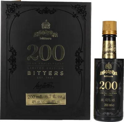 Produktbild von Angostura Bitters 200 Year Anniversary Limited Edition 48% Vol. 0,2l in Geschenkbox