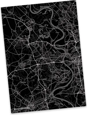 Produktbild von Mr. & Mrs. Panda Postkarte Moers - Geschenk, bildkarte, Ansichtskarte, Grußkarte, Postkarten, Stadt, Ansichtskarten, Dorf Karte Landkarte Map Stadtplan