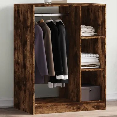 Obrázek produktu pro Šatní skříň kouřový dub 77x48x102 cm materiál na bázi dřeva
