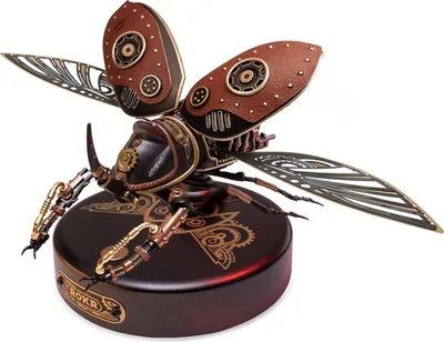 Obrázok produktu pre RoboTime 3D mechanické puzzle Nosorožec chrobák