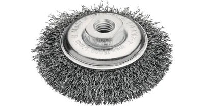 Produktbild von Rundbürste D.100mm Drahtstärke 0,35mm STA gewellt 10mm 1 LESSMANN