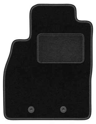 Produktbild von Fahrermatte Velours für Opel Ampera I 2012-2017 (Schrägheck) – 1-tlg, Schwarz, passgenau – Wielganizator LUX