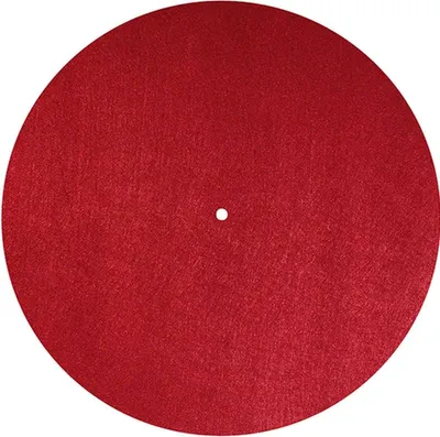 Produktbild von Dynavox Plattentellerauflage (Rot Filz) - - (Vinyl / Zubehör)
