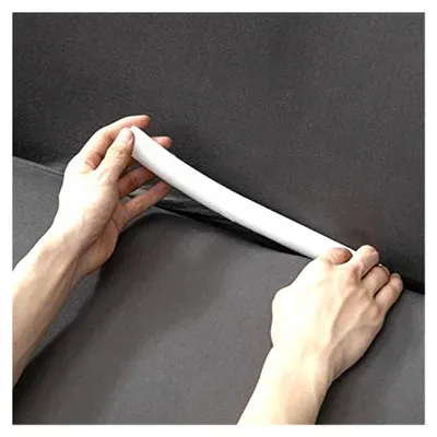 Produktbild von Schaumstoffstäbe für Stretch-Sofa-Schonbezüge, 10 Stück, rutschfeste Schaumstoff-Sticks für Sofabezüge, Möbelschutz, Nahtleiste für Stretch-Couch-Abdeckungen (kreisförmig)