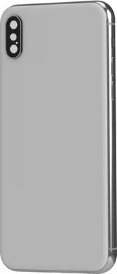 Image de Clappio, boîtier pour iPhone X avec couvercle de batterie, gris clair