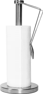 Produktbild von QUVIO Küchenrollenhalter - Rollenhalter - Küchenpapier - Küchenutensilien - Aufbewahrung - Küchenzubehör - Rutschfest - Edelstahl