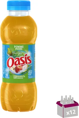 Image de Oasis Pomme Poire - 12 x 50 cL