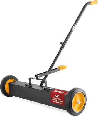 Produktbild von Pyle Magnetbesen, Spänesammler 89-117cm, Magnetic Sweeper, Magnetische Kehrmaschine mit starke & Langlebige Metallkontsruktion, Robuste Reinigung