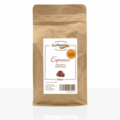 Produktbild von Coffeefair Espresso 500g Kaffeebohnen Barista Qualität