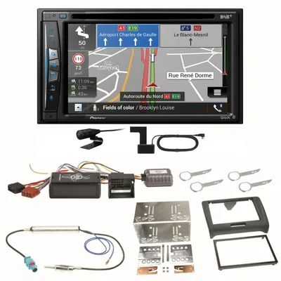 Produktbild von Pioneer AVIC-Z730DAB Navigation Bluetooth CD USB MP3 Einbauset für Audi TT 8J