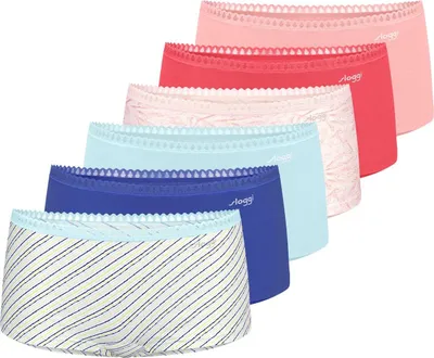 Produktbild von sloggi 6er Pack GO Crush Short Slip Komfortabel und atmungsaktiv, Zierborte am Bund, Im praktischen Mehrfachpack
