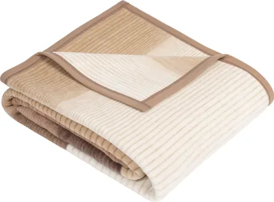 Produktbild von Ibena Jacquard Decke Granada 1442 braun/natur 150x200cm