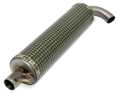 Image de Silencieux Yasuni en carbone pour Yamaha Aerox 50, Piaggio Typhoon 50 TEC1T