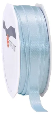 Geschenkband Polyester hellblau 25 m x 10 mm