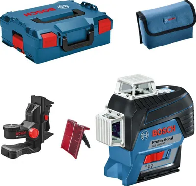 Zdjęcie produktu dla Bosch GLL 3-80 C Professional, 30 m, 0,2 mm/m, 4°, 120 m, 4 s, 650 nm