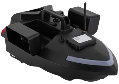 Image de Bateau amorceur de pêche, télécommande, fonctionnalité GPS, noir