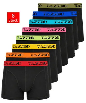 Produktbild von Tazzio Herren Boxershorts 8er Pack BS1000 (Mix 2, S)