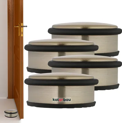 Produktbild von KOTARBAU® 4er Set Türstopper für Türen Freisehend Türpuffer Niedrig Patiniert