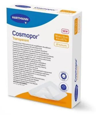 Produktbild von Cosmopor transparent Folienverband 10x12 cm steril 25 St