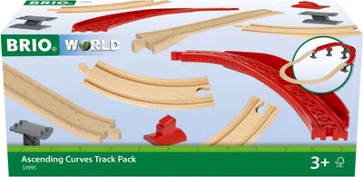 Zdjęcie produktu dla Zestaw gąsienic BRIO Ascending Curves Track Pack część/akcesoria do modeli w skali