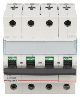 Obrázek produktu pro Legrand TX3, Miniaturní obvodový jistič, Typ B, IP20, 240 - 415 V
