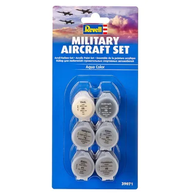 Obrázok produktu pre Revell 39071, Čierna, Šedá, Biela, Akrylová farba, Tekuté, 30 ml, 6 kusov