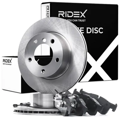 Produktbild von RIDEX Bremsenset Vorne Bremsscheiben Beläge Satz für BMW 1 Schrägheck (E87) 284mm