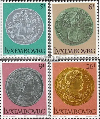 Produktbild von Briefmarken Luxemburg 1979 Mi 981-984 (kompl.Ausg.) gestempelt Kulturserie