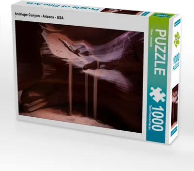 Produktbild von CALVENDO Puzzle Antelope Canyon - Arizona - USA 1000 Teile Puzzle quer | 1000 Teile Lege-Größe 64x48cm Foto-Puzzle für glückliche Stunden