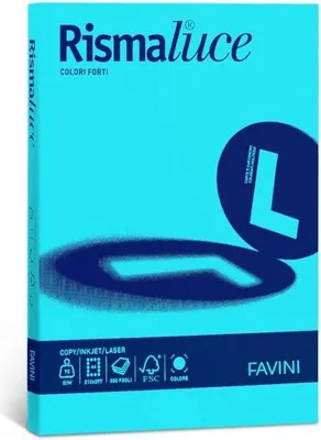 Produktbild von Favini Rismaluce Druckerpapier A3 (297x420 mm) 200 Blätter Blau