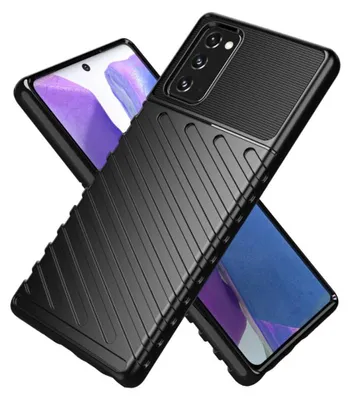 Image de cofi1453® Hybrid Armor Etui de protection Thunder Case Bumper Cover Housse de téléphone portable Matt Cover Robuste Antidérapant pour Samsung Galaxy Note 20 (N980F)
