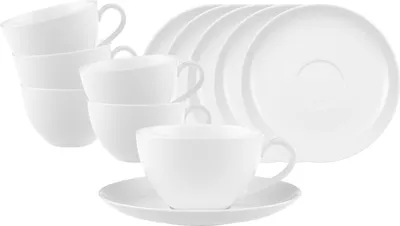 Villeroy & Boch Artesano Provençal Untertassen 6er Set - Lavendel Design Made In Germany