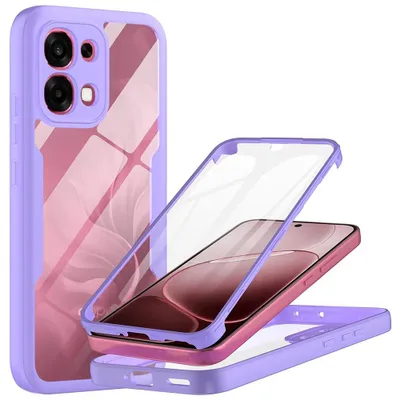 Obrázok produktu pre Puzdro Techsuit – séria ColorVerse 360 s ochranou displeja pre telefón Oppo A6 Pro 4G / A6 Pro 5G – fialová