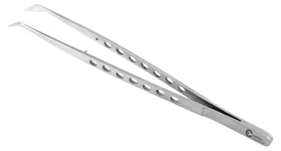 Produktbild von Steinmeister Uhrmacherbedarf Pinzette mit gebogener Spitze