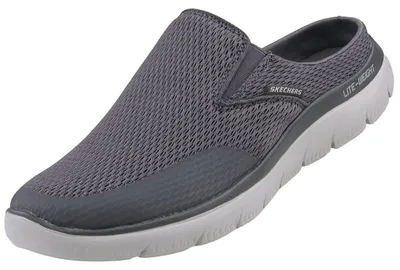 Produktbild von Der Skechers Summits - Vindicator Schuh punktet mit seinem bequemen Tragegefühl. Dieser sportliche Sneaker in Pantolettenform hat ein Obermaterial aus Funktionsmesh und eine gepolsterte Memory Foam Komfort-Einlegesohle.
