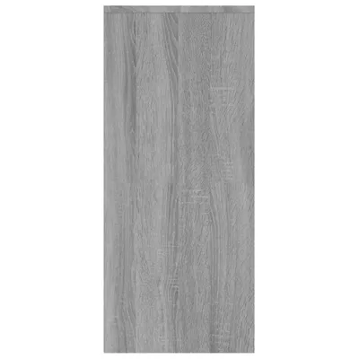 Image de vidaXL Sideboard Gris Sonoma 102x33x75 cm Bois composite