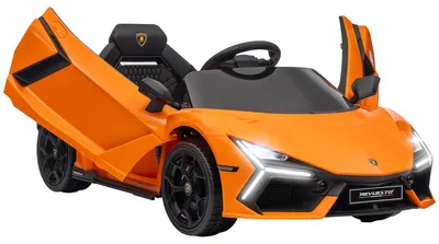 Produktbild von AIYAPLAY Kinder Elektroauto 12V Kinderauto mit 2,4G Fernbedienung, Musik, Orange