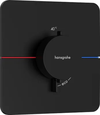 Produktbild von Fertigmontageset ShowerSelect Comfort Q UP mattschwarz mattschwarz