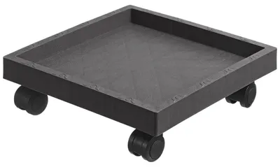 Image de Supports pour pots de fleurs avec roulettes, adaptés à une utilisation intérieure et extérieure