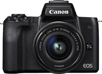 Image de Canon EOS M50 Kit, appareil photo système avec objectif EF-M 15-45, noir