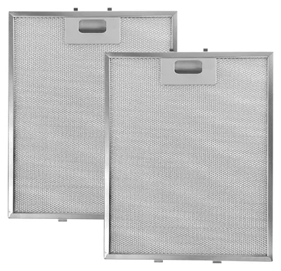 Imagen del producto de Solidchoice - 2 filtros metálicos para campanas extractoras, dimensiones 318 x 258 mm