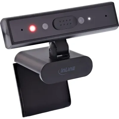 Zdjęcie produktu dla InLine 55365, 5 MP, 2560 x 1944 px, 30 fps, Przykrywka, USB-C, Czarny