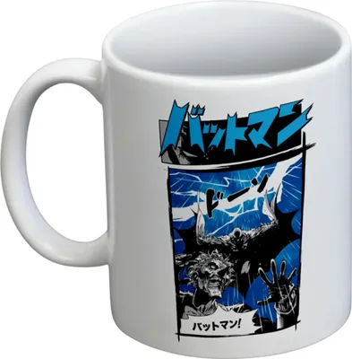 Immagine prodotto di Batman - Tazza da caffè "Joker Kanji" PM11190 (Taglia unica) (Bianco)