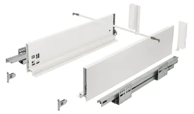 Obrázek produktu pro GTV AXIS PRO Posuvná zásuvka s otvíráním dotykem, 500 mm, bílá - střední, H116 – Otevírání dotykem se synchronizací; · Nosnost až | Högert Technik