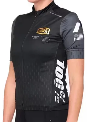 Produktbild von 100% SPEEDLAB Kurzarm Fahrradtrikot - EXCEEDA W - Schwarz/Grau S