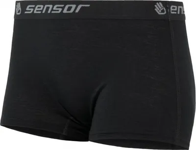 A studio shot of a pair of black women's underwear.