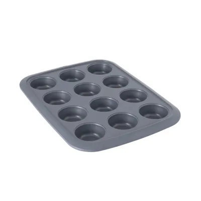 Zdjęcie produktu dla BergHOFF Gem 3990005, Forma do ciasta, Prostokątny, Powierzchnia karbowana, 0,08 l, Czarny, Stal niestopowa