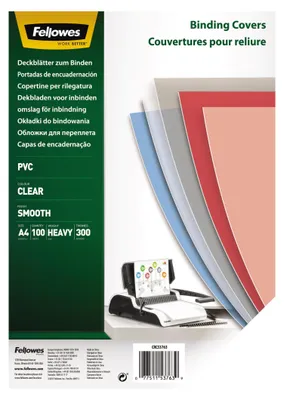 Obrázok produktu pre Fellowes 53763 Deckblatt A4 transparent 300 Mikron