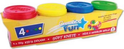 Produktbild von CF Knete 4er Set Grundfarben 560g, 1 Stück