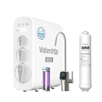 Obrázek produktu pro Systém filtrace vody reverzní osmózou Waterdrop WD-G3P800, s 1 vodním filtrem WD-MNR35